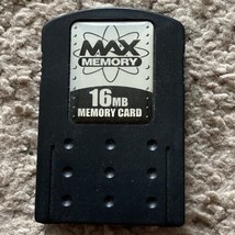 Max Memory Sony PlayStation 2 PS2 Memory Card Black 16MB - £7.86 GBP