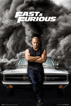  Fast &amp; Furious - Movie Poster (Vin Diesel &amp; Dodge Charger) (Size: 24&quot; x... - £14.94 GBP