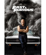  Fast & Furious - Movie Poster (Vin Diesel & Dodge Charger) (Size: 24" x 36") - $19.00