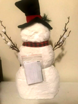 Faux Fur Led Snowman - SALE image 3