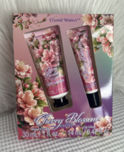 Crystal Waters Hand Cream &amp; Lip Gloss Cherry Blossom 30ml/1floz - $79.21 MXN