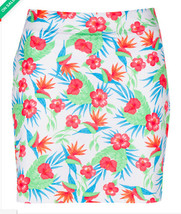 Greg Norman Women&#39;s Skort 4-Way Stretch Fabric Invisible Zipper Waistband - $18.97