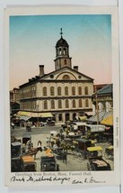 Boston Greetings from Faneuil Hall Metallic Windows 1906 Royersford Postcard C17 - £7.98 GBP