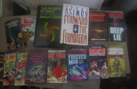 14 Science Fiction Books Doc Smith Asimov Gordon Dickson Poul Anderson - £14.88 GBP