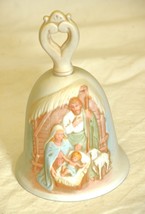 Bisque Nativity Bell Christmas HOMCO - £10.10 GBP