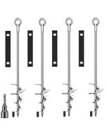 4 Pack 28&quot; Ground Anchors Screw in Trampoline Stakes Kit for Camping She... - $75.92