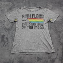 Pink Floyd Shirt Womens L Gray Logo Print Short Sleeve Round Neck Casual Tee - £13.97 GBP