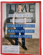 TIME Magazine December 15, 2014 Mark Zuckerberg Facebook, Ferguson B25:1032 - £4.88 GBP
