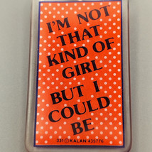 I&#39;m Not That Kind Of Girl But I Could Be Keychain Vintage Key Ring Fob H... - $14.95