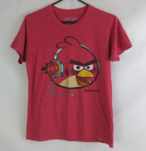 Fifth Sun Angry Birds Red Bird Unisex Red Graphic T-Shirt Size Small - £7.67 GBP