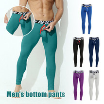 Men&#39;s Sexy Lingerie Thin Autumn And Winter Leggings Tight Warm Pants - £11.79 GBP