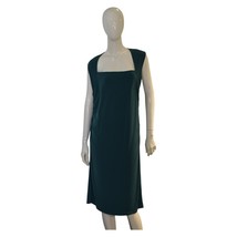 Moda International Green Sleeveless Polyester Jersey Calf Long Dress siz... - $64.35