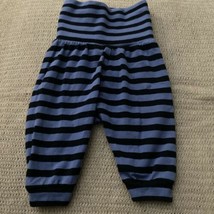 Baby Girl Pants size 1 to 2 months Blue &amp; Black Stripes - $2.67