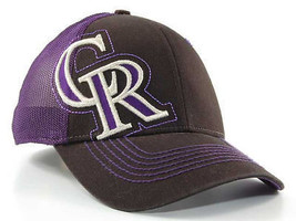 Colorado Rockies New Era 39Thirty MLB Baseball Rake Stretch Fit Cap M/L - £15.56 GBP