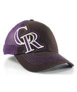 Colorado Rockies New Era 39Thirty MLB Baseball Rake Stretch Fit Cap M/L - £15.60 GBP