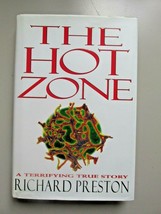 The Hot Zone Richard Preston Hardcover + DJ 1994 Random House Ebola Pandemic - £8.75 GBP