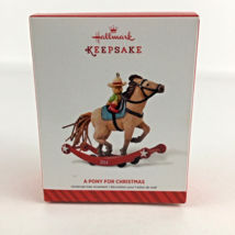 Hallmark Keepsake Christmas Ornament A Pony For Christmas Rocking Horse New 2014 - £13.20 GBP