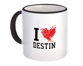 I Love Destin : Gift Mug USA Tropical Beach Travel Souvenir - £12.74 GBP