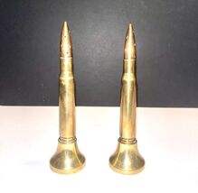 WWI Trench Art 50 Cal Salt and Pepper Shakers  - $55.00
