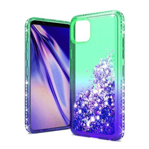 for Google Pixel 4 Two Tone Diamond Water Quicksand Glitter Case GREEN/P... - £4.59 GBP