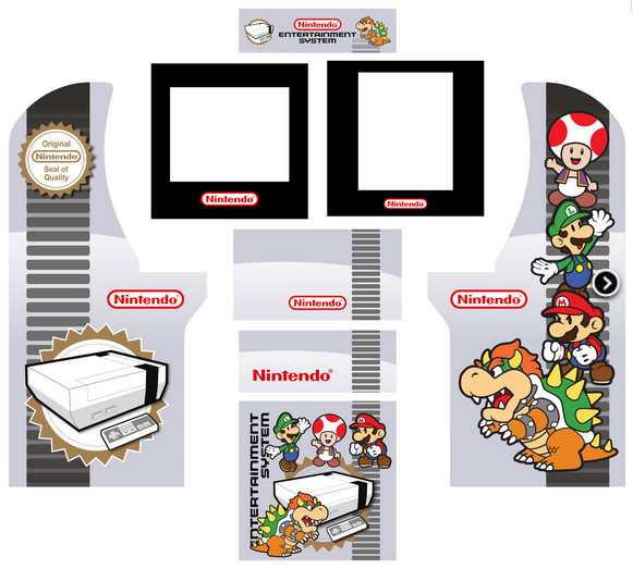 Arcade1up, Arcade 1up NES Nintendo arcade design/Arcade Cabinet Plain riser