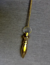 Spiritual Metal Reiki Pendulum Pendant Pendulum Dowsing Divination - £15.40 GBP