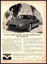 1969 Magazine Car Print Ad - AMANTE GT A7 - $5.69