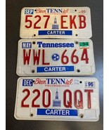 1996 Tennessee License Plate Carter County BicenTENNial Made in USA 200 ... - $18.16