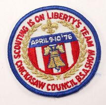 Vtg Red 1976 April 9-10th Show Chickasaw Council Boy Scouts of America B... - $6.90