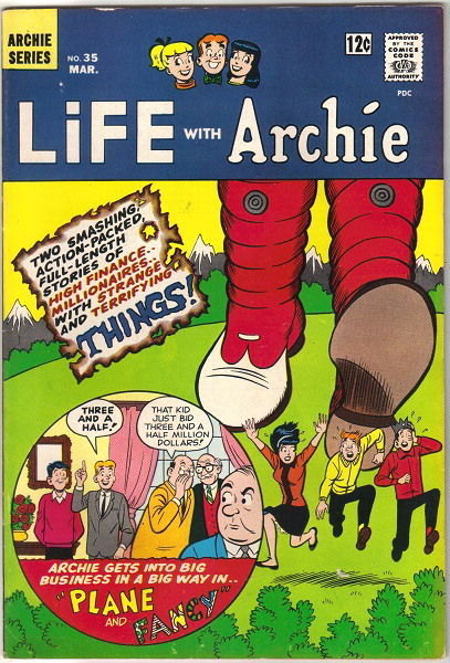 Life With Archie Comic Book #35, Archie 1965 FINE/FINE+ - £23.88 GBP
