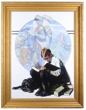 Lands of Enchantment by Norman Rockwell TruChrome LE Print 43 x 34 Framed w/ CoA - £2,936.63 GBP