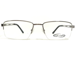 Eight to Eighty Eyeglasses Frames NEW YORK BROWN Silver Rectangular 56-18-140 - £32.82 GBP