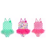 Op Toddler One Piece Swimsuits with TuTu&#39;s 3 Choices Sizes 3T NWT - £9.35 GBP
