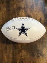 Ezekiel Elliott Signed Dallas Cowboys NFL Football COA - £77.67 GBP