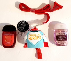 Bath and Body Works pocketbac holder - Calling all heroes + 2 hand sanitizers - £19.76 GBP