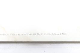 2003 MERCEDES-BENZ S55 AMG OWNERS MANUAL SET Q4232 image 11
