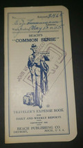 Vtg Weissert Tobacco 1955 Beach&#39;s Common Sense Traveler&#39;s Expense Book PB54 - £7.83 GBP