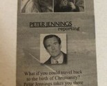 Jesus And Paul Tv Guide Print Ad Peter Jennings TPA21 - $4.94