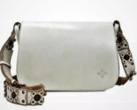 PATRICIA NASH Vintage Collection  Leather Strapped Italian  Flap Saddle Bag - $273.23