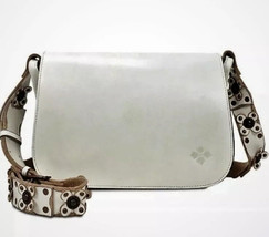 PATRICIA NASH Vintage Collection  Leather Strapped Italian  Flap Saddle Bag - £215.21 GBP