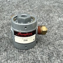Humphrey 250A 1/4&quot; NPT  Diaphragm Poppet Air Piloted Valve Used - £31.14 GBP