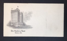 Antique Envelope Southern Hotel Baltimore Maryland Early 1900s - $18.00