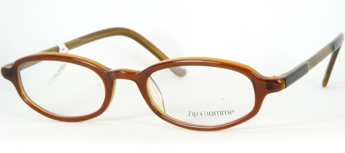 Gafas Zip+Homme Z 0036 COL 9 Marrón Con Montura De Plástico 48-19-143mm ... - $115.79