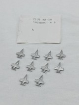 Lot Of (10) C3U2 FA-18 Metal Miniature Planes 1/2&quot; - £34.73 GBP