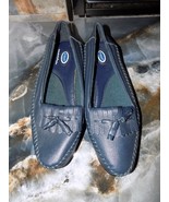 Dr Scholls E23-15 Leather Loafer Moccasin Blue Double Air-Pillo Insoles ... - $56.16 CAD