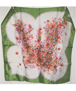 Vintage Handkerchief green/white with flowers ~ Approximately 26" x 26" - €13,64 EUR Vintage Handkerchief green/white with flowers ~ Approximately 26" x 26" - €13,64 EUR
