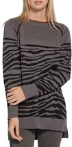 Lysse Womens Serene Autumn Knit Zebra Pullover Sweater M - $54.45