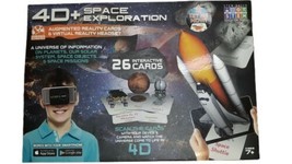 4D+ Utopia 360° Space Exploration Augmented Reality Cards &amp; VR Headset New/box  - £6.85 GBP