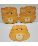 RARE Vintage 3 Care Bear Party Hats Tenderheart American Greeting HTF Un... - $15.85 CAD