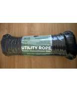 TECEUM Rope   1/4” – 90 FT  Strong All-Purpose Utility Rope Black NEW - $16.81